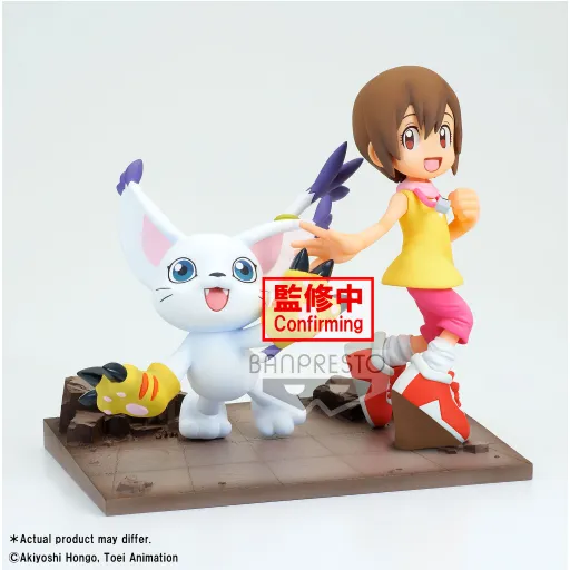 Digimon Adventure Adventure Archives Hikari and Tailmon figure 12cm
